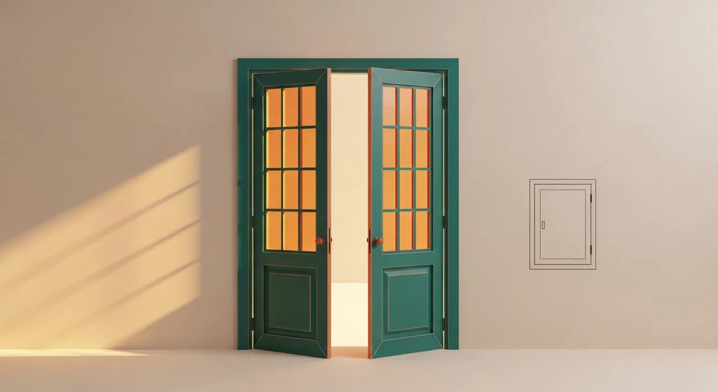 Featured image of post The escape hatch that turned out to be french doors